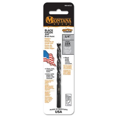 Montana Brand Tools 1/4 in. X29 Brad Point Drill Bit