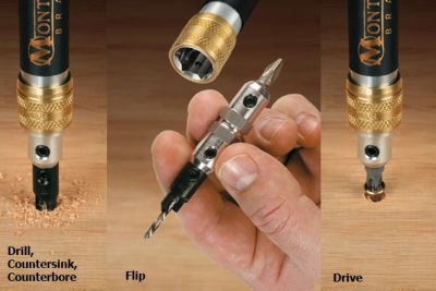 Image showing  #10 4-in-1 Compact Modular Countersink Drill and Driver, 1/4 in. Non-Slip Impact Hex Shank