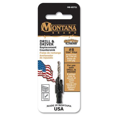 Montana Brand Tools #8 Countersink Insert Replacement, Modular Drill and Driver