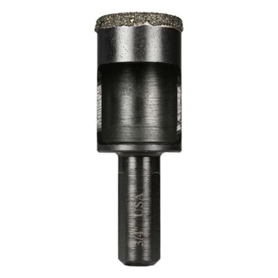 Image showing  3/4 in. Diamond Tile Drill Bit, Black Oxide Finish