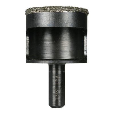 Image showing  1-3/8 in. Diamond Tile Drill Bit, Black Oxide Finish