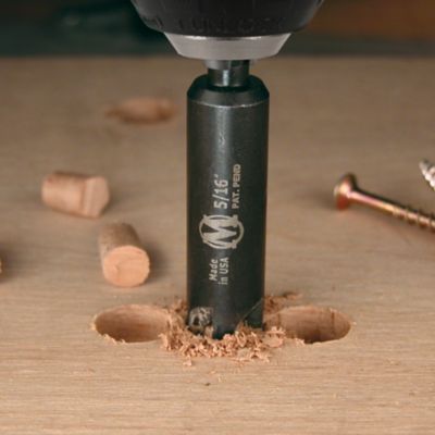 Image showing  3/8 in. Self-Centering Plug Cutter, Precision CNC Machined High-Alloy Steel