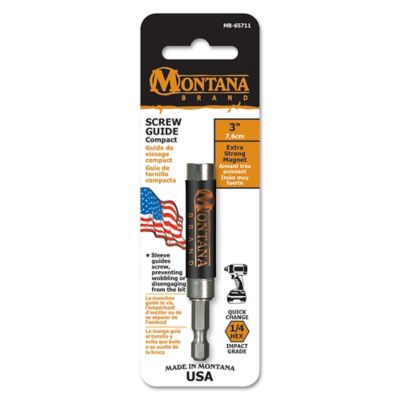 Montana Brand Tools Compact Screw Guide, 1/4 in. Hex