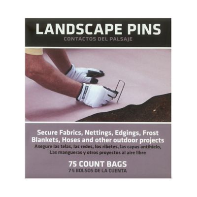 Greenscapes 4 in. Landscape Garden Pins, 75-Pack