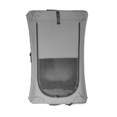 Image showing  Large Soft Polyester Crate Portable Dog House, 32 in., Gray