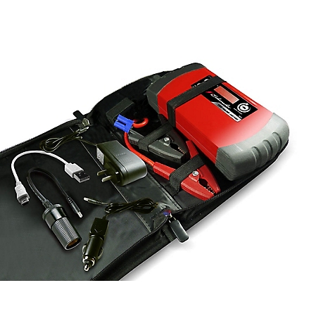 Schumacher 1000A Peak Lithium Ion Jump Starter + Portable Power, 2.75 in. x 7.88 in. x 10.75 in., 3.34 lb., SL1316