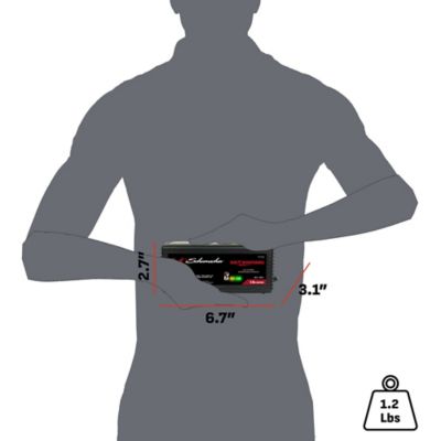 Image showing 6 th Schumacher 1.5A 6/12V Battery Charger/Maintainer, Rugged Case, 120V AC Input Voltage, 0.4A Input Current