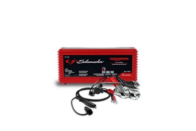 Schumacher 2A 6/12V Battery Charger/Maintainer, Rugged Case, 120V AC Input Voltage, 0/54A Input Current