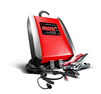 Schumacher 6A 12V Battery Charger/Maintainer, Scroll Display, 120V AC Input Voltage, 1.5A Input Current