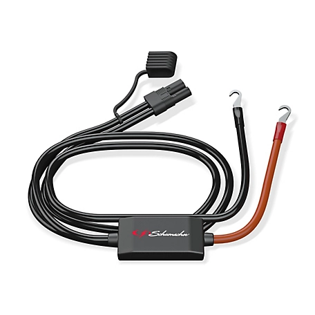 Schumacher 25 in. 10 Gauge Fish Hook Terminal Motorcycle and Power Sports Jump Starting Cable