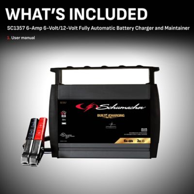 Image showing 5 th Schumacher 6/3A 12V Fully Automatic Battery Charger
