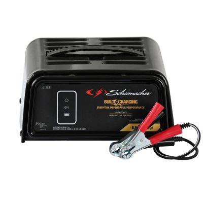 Schumacher 8/2A 6/12V Battery Charger, 120V AC Input Voltage, 2.2A Input Current