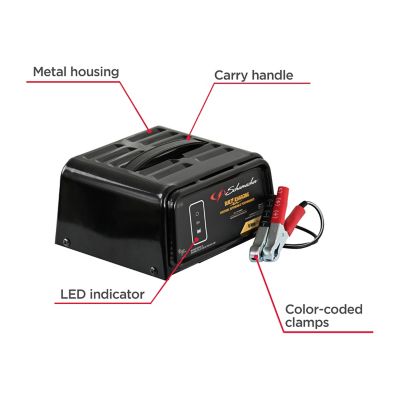 Image showing  8/2A 6/12V Battery Charger, 120V AC Input Voltage, 2.2A Input Current