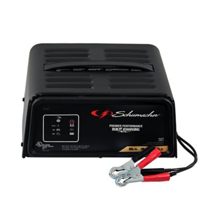 Schumacher 2A 12V 50/10/6 Battery Charger with Engine Start, 120V AC Input Voltage, 2.2A Input Current