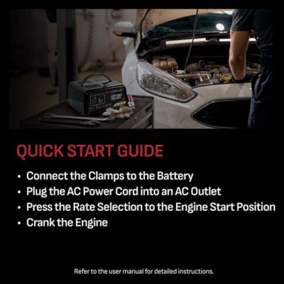 Image showing  Electric Automatic Jump Starter, Battery Charger and Maintainer, 4-in-1, SC1361, 50 Cranking Amp 12 Volt