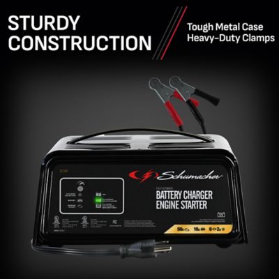 Image showing  Electric Automatic Jump Starter, Battery Charger and Maintainer, 4-in-1, SC1361, 50 Cranking Amp 12 Volt