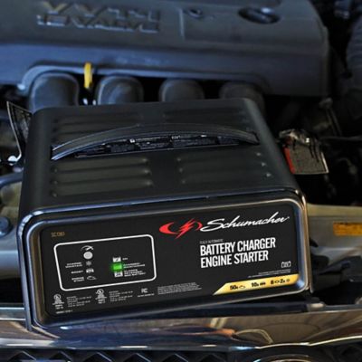 Image showing  Electric Automatic Jump Starter, Battery Charger and Maintainer, 4-in-1, SC1361, 50 Cranking Amp 12 Volt