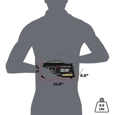 Image showing 6 th Schumacher Electric Automatic Jump Starter, Battery Charger and Maintainer, 4 in 1, SC1361, 50 Amps, 12 V