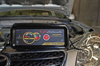 Image showing  2A 6/12V 55/10/6 Battery Charger with Engine Start, 120V AC Input Voltage