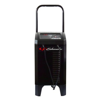 Schumacher 200A Electric 12V Fully Automatic Wheeled Battery Charger and Jump Starter with 40A Boost Mode