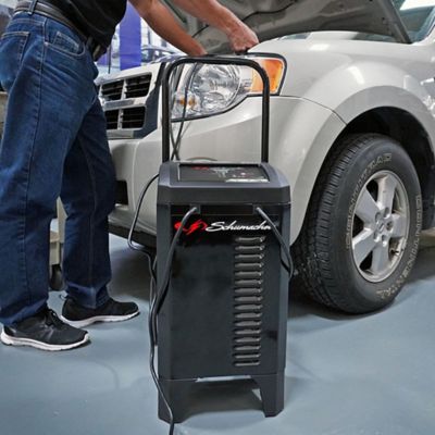 Image showing 6 th Schumacher 200 A Electric 12 V Fully Automatic Wheeled Battery Charger and Jump Starter with 40 A Boost Mode