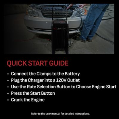 Image showing  200A 6V/12V Fully Automatic Wheeled Jump Starter and Battery Charger