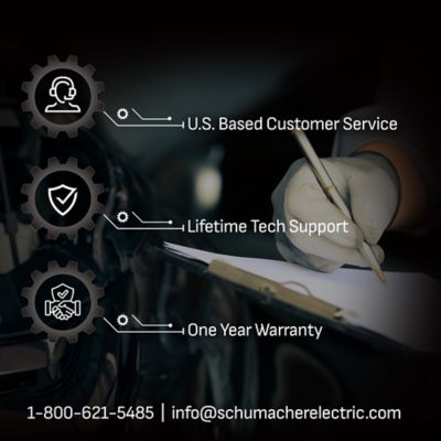 Image showing 7 th Schumacher 200A 6V/12V Fully Automatic Wheeled Jump Starter and Battery Charger