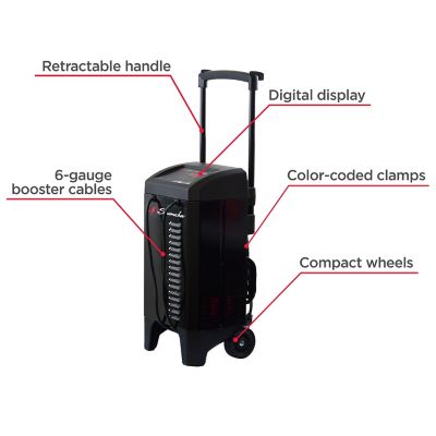 Image showing  2A 6/12V 250/40/6 Wheel Charger with Engine Start, 120V AC Input Voltage