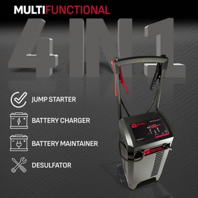 Image showing  250A Farm & Ranch Wheeled Jump Starter, Battery Charger, Maintainer, 4-in-16V/12V with Desulfator