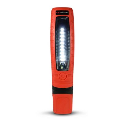 Schumacher 400-Lumen Cordless Rechargeable Work Light, Swivel, Red