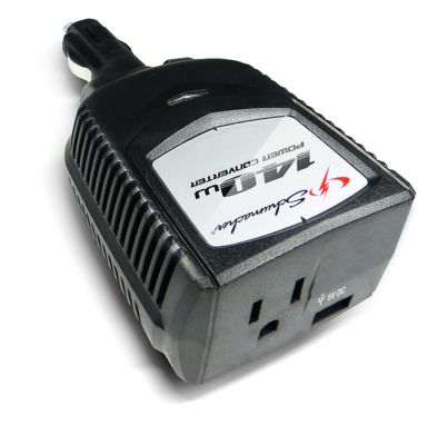 Schumacher 140 Watt Power Inverter for Mobile Entertainment
