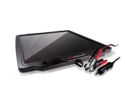 Schumacher 4.8W Solar Panel with Battery Clamps and 12V Adapter