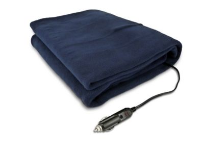 12V Heated Travel Electric Blanket Soft Fleece Warm Quilt Safe for Car Truck SUV 