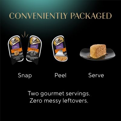 Image showing 7 th Sheba Perfect Portions All Life Stages Savory Chicken, Roasted Turkey & Tender Beef Wet Cat Food pk., 2.6 oz., 24 pk.