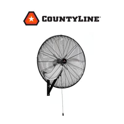 Image showing  30 in. 3-Speed Indoor Wall-Mounted Oscillating Fan