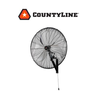 Image showing  30 in. 3-Speed Indoor Wall-Mounted Oscillating Fan