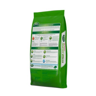 Image showing 8 th Scotts 42 lb. 14,000 sq. ft. Turf Builder Starter Food for New Grass