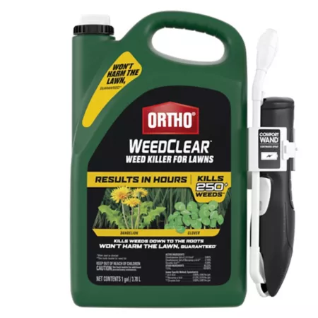 Ortho 1 gal WeedClear 1 000 sq ft Lawn Weed Killer with Comfort Wand Weeders