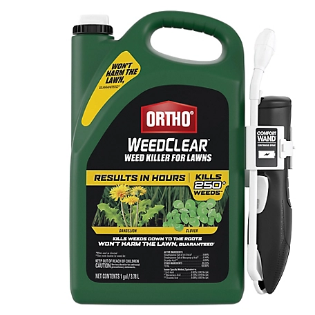 Ortho WeedClear Weed Killer for Lawns with Comfort Wand, 1 gal.