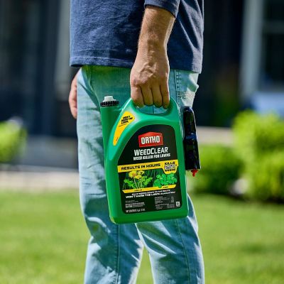Image showing  1 gal. 1,000 sq. ft. WeedClear Weed Killer for Lawns with Comfort Wand
