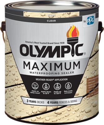 Olympic 1 gal. Maximum Waterproofing Sealant, Clear