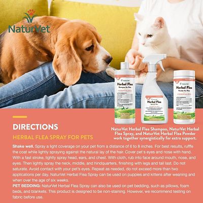 Image showing  Herbal Flea Spray for Cats and Dogs, 16 oz.