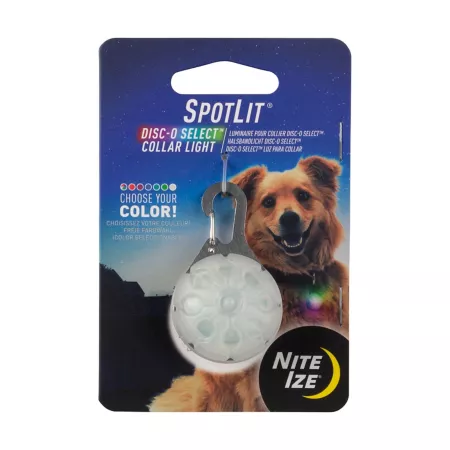 Nite Ize Light-Up Dog Collar Disc-O Select Collar and Leash Accessories