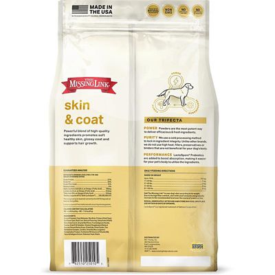 Image showing  Original Skin and Coat Powder Supplement for Dogs