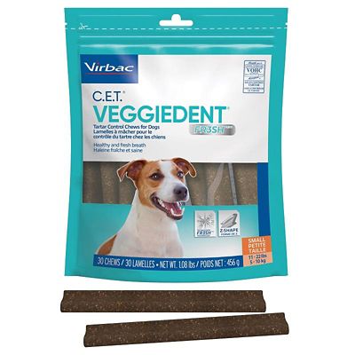 C.E.T. Veggiedent Fr3sh Tartar Control Dog Chews