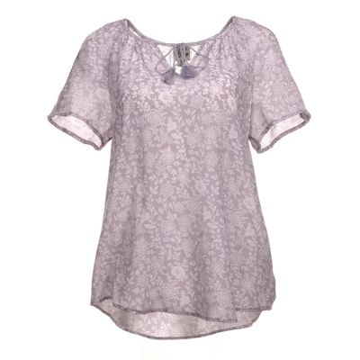 women's short sleeve peasant tops