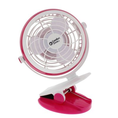 Comfort Zone 4 In Desk Clip Fan 4 Base Options 180 Degree Manual Adjustability Czbt4pk At Tractor Supply Co