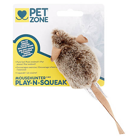 Pet Zone Mouse Hunter Play-N-Squeak Mouse Cat Toy