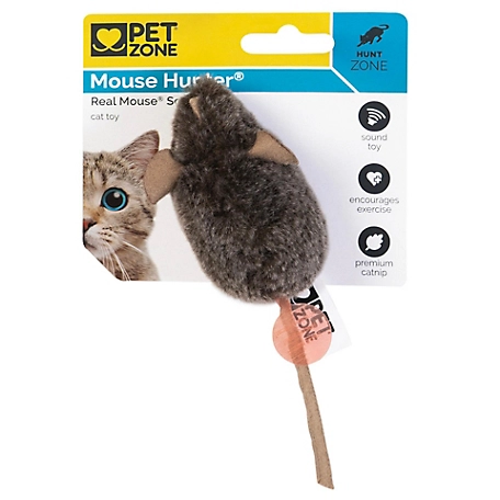 Pet Zone Mouse Hunter Play-N-Squeak Mouse Cat Toy
