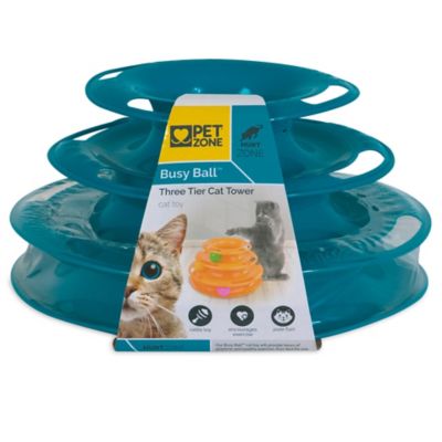 Pet Zone Busy Ball 3-Tier Cat Tower Toy